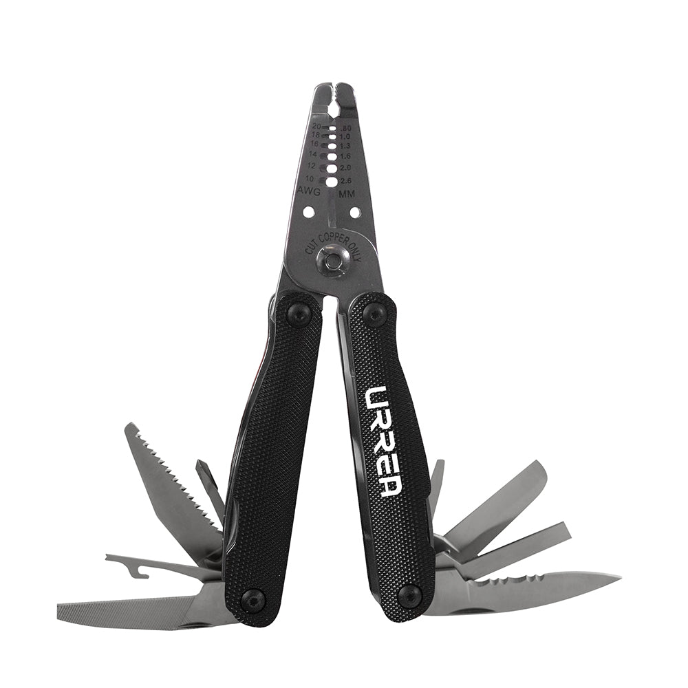 Pinza multiherramienta 12 en 1 de 6" pela cable Urrea - FERRETERÍA WITZI
