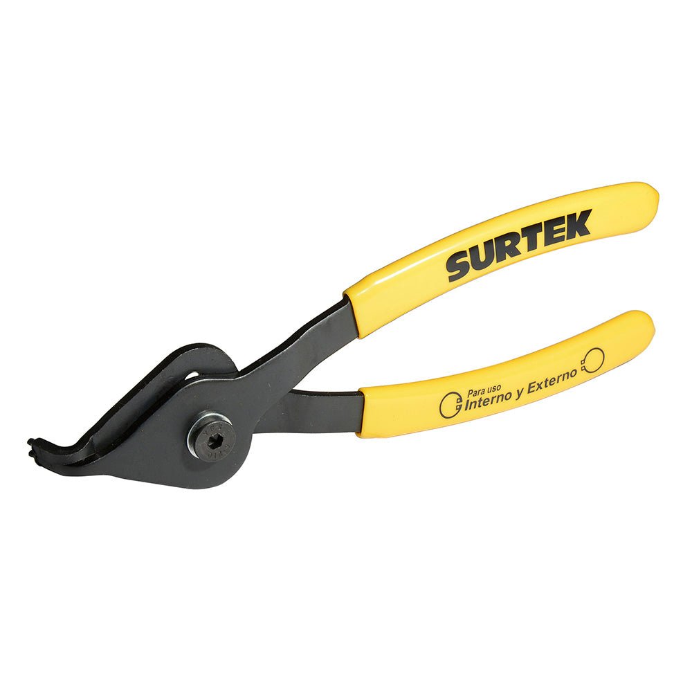Pinza para para anillos de retención convertibles 1.7 mm ángulo de 45° Surtek - FERRETERÍA WITZI