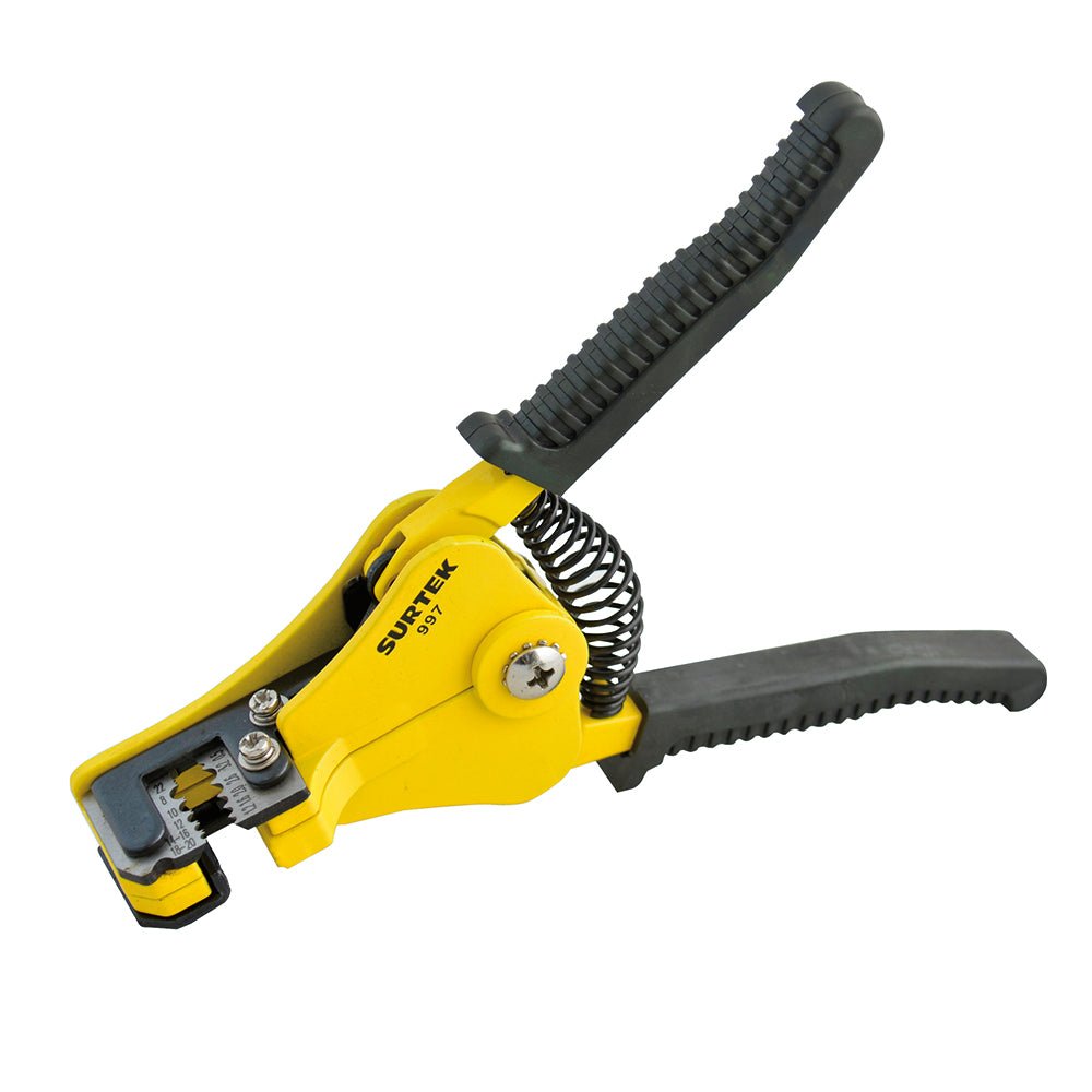 Pinza pelacable 8-22 AWG de 9-1/2" automática Surtek - FERRETERÍA WITZI