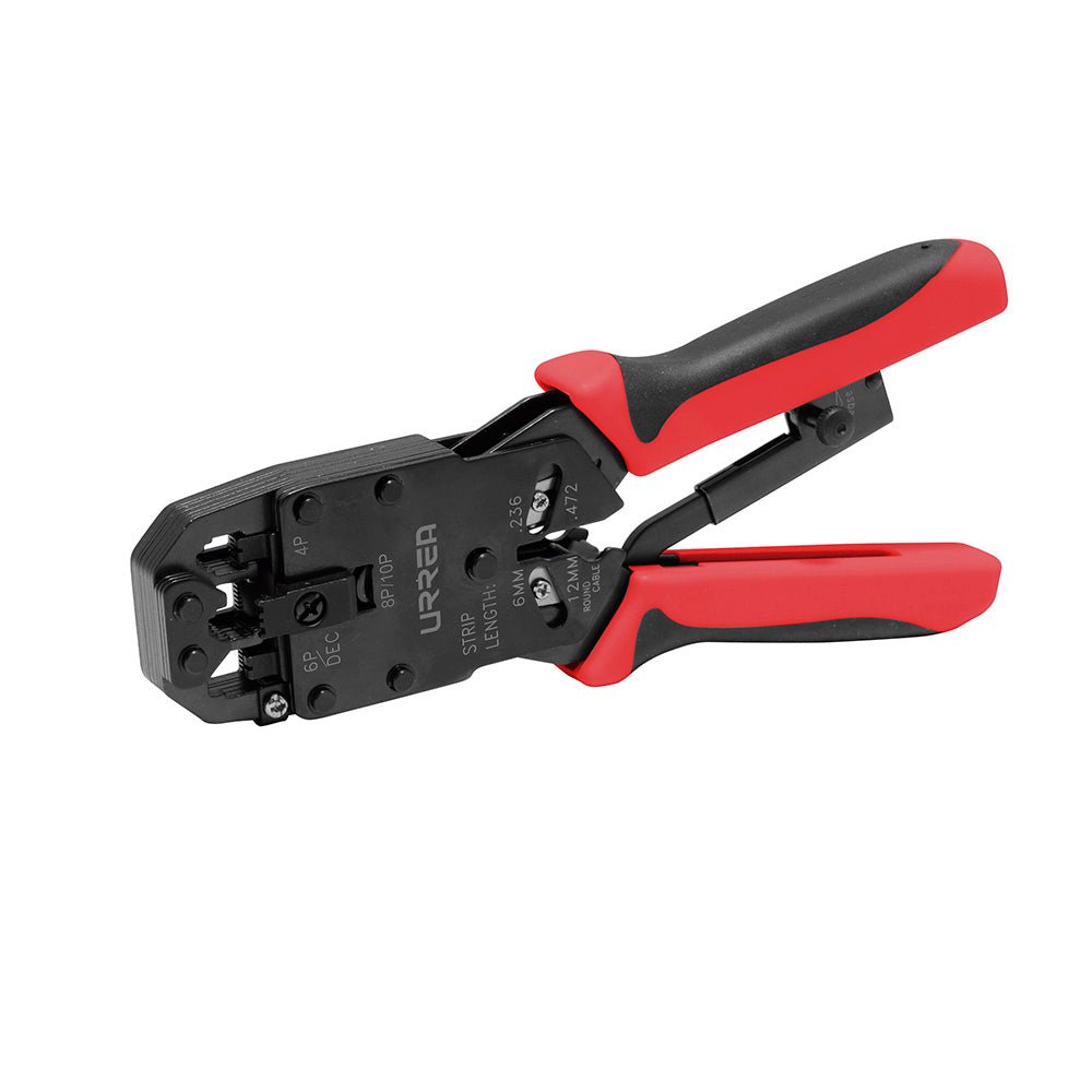 Pinza ponchadora modular 8.3" para conectores RJ22, RJ12/11, RJ45 Urrea - FERRETERÍA WITZI