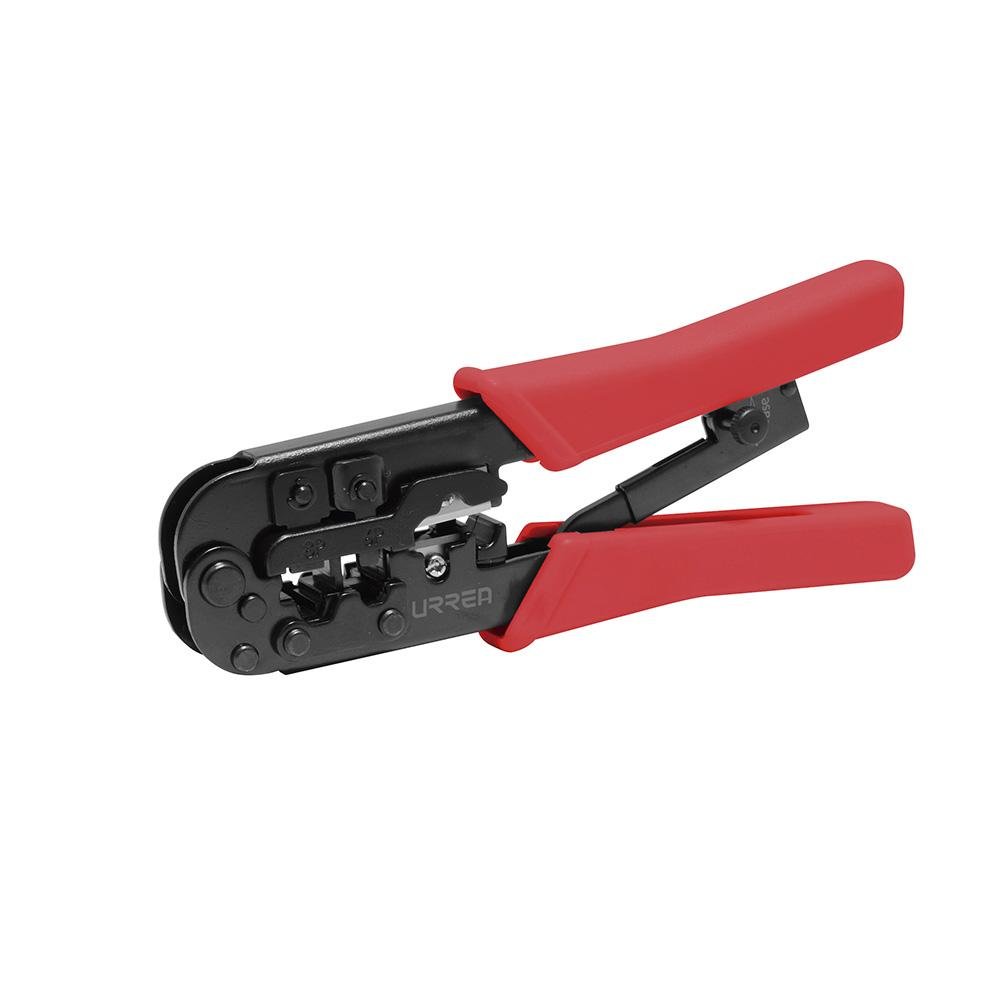 Pinza ponchadora modular para cable UTP/STP, 7" Urrea - FERRETERÍA WITZI