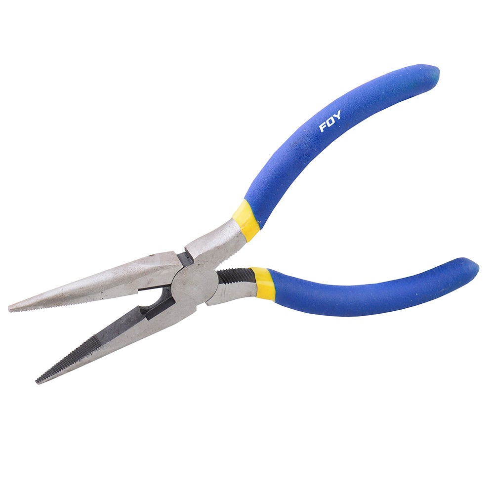 Pinza punta larga, para electricista, Foy - FERRETERÍA WITZI