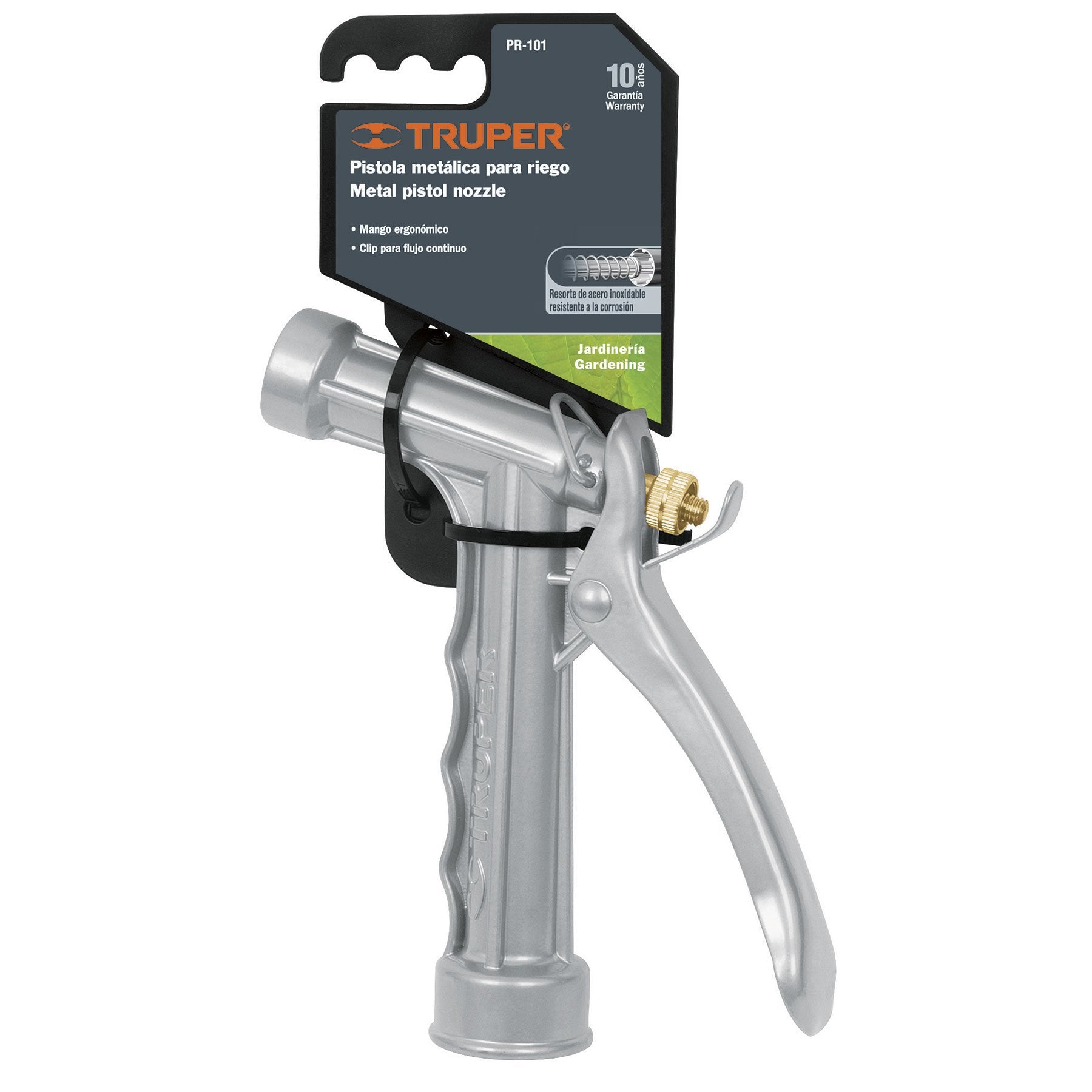 Pistola De Riego para Jardín, metálica 2 Funciones, Truper - FERRETERÍA WITZI