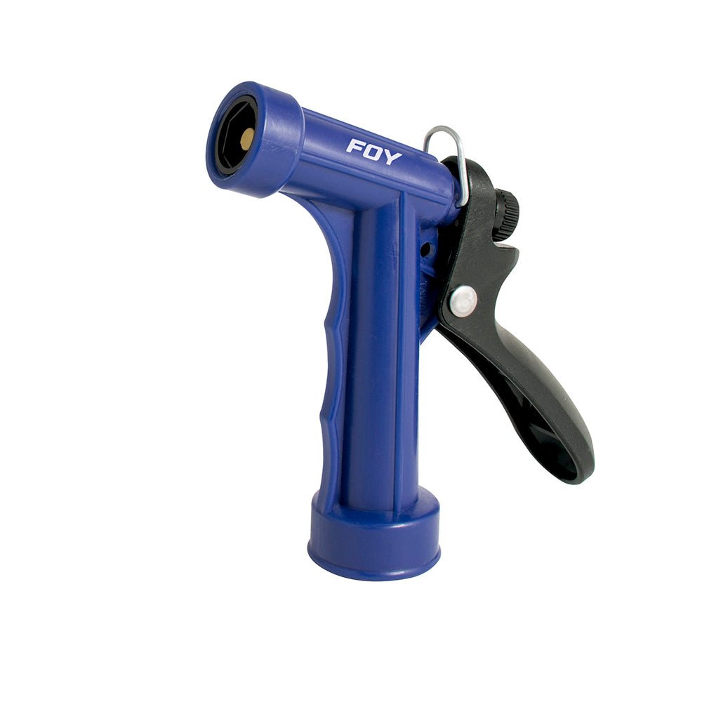 Pistola para riego boquilla regulable plástica Foy. - FERRETERÍA WITZI