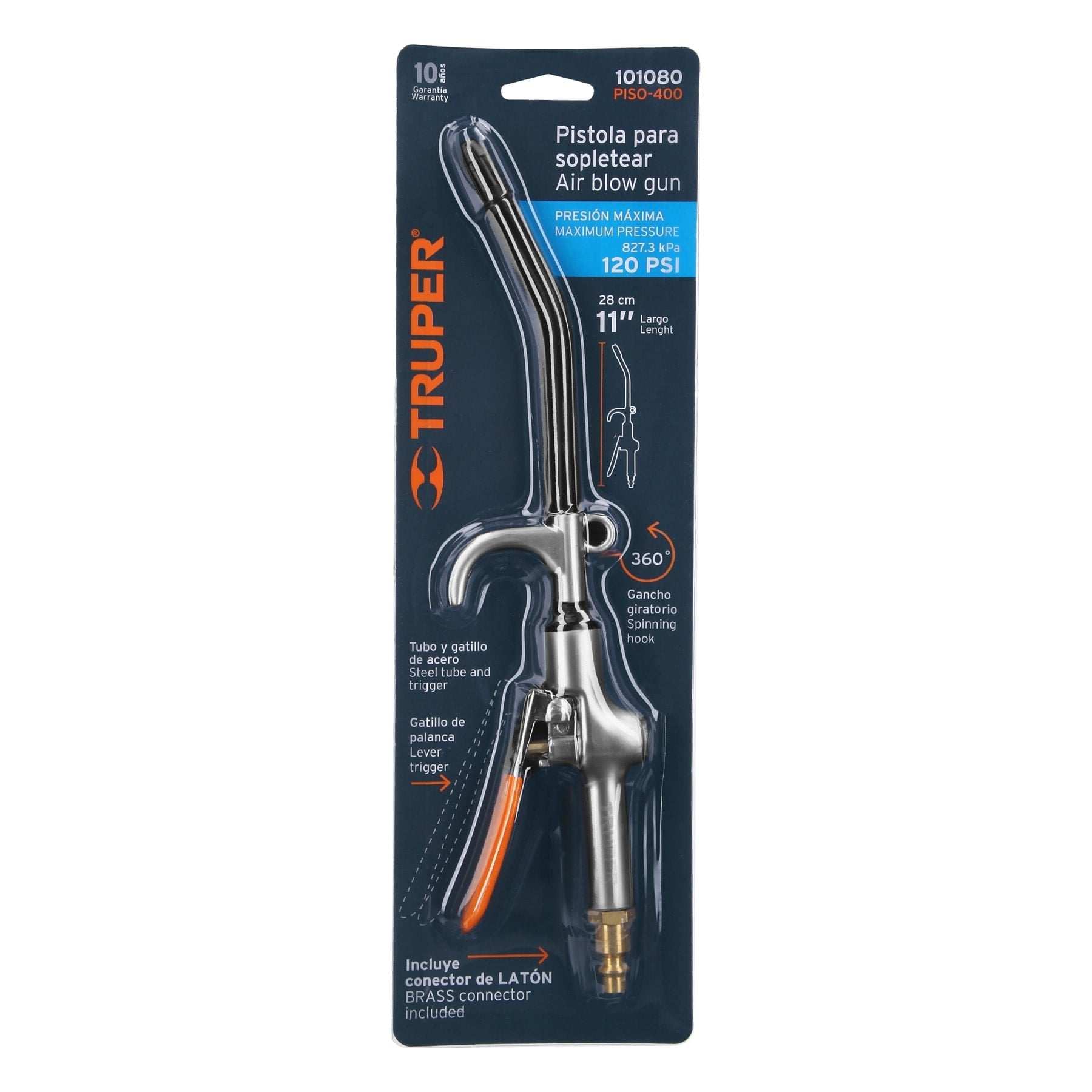 Pistola Para Sopletear Con Gancho, 120 psi - FERRETERÍA WITZI