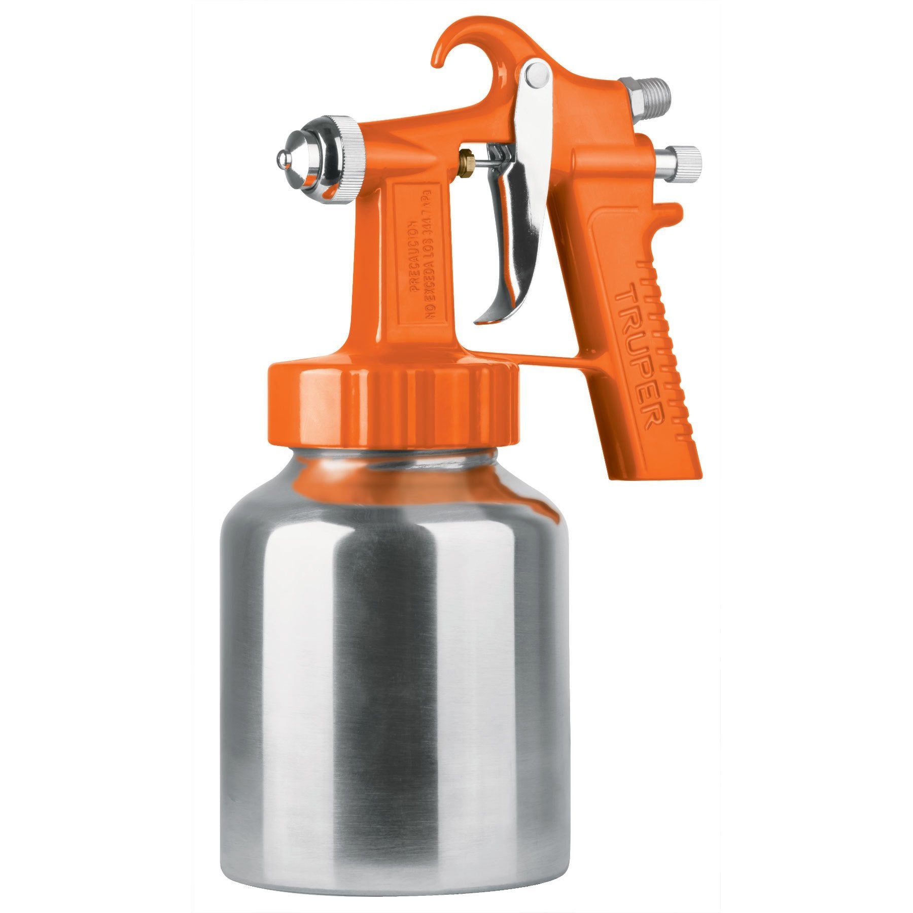 Pistola P/Pintar Baja Presión, Naranja ,Entrada Superior, Truper. - FERRETERÍA WITZI