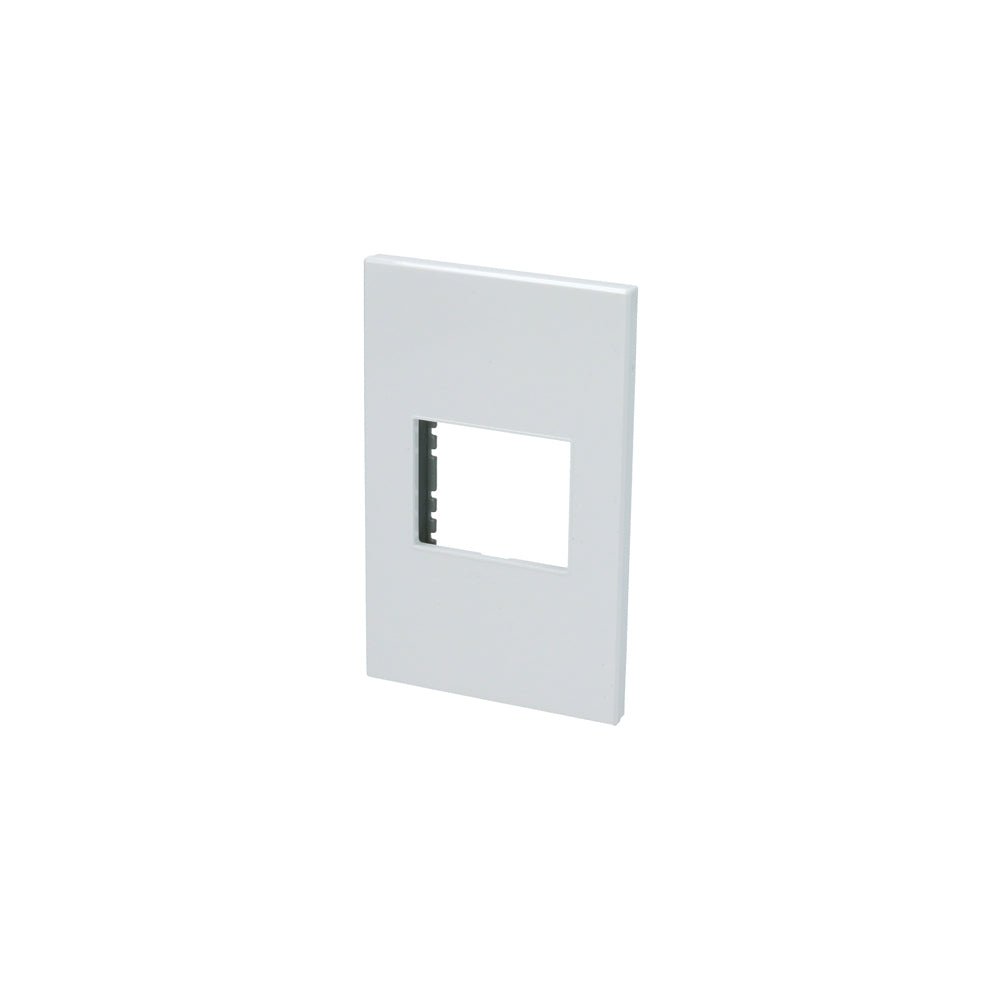 Placa 1 módulo color blanco 1/2 Surtek. - FERRETERÍA WITZI