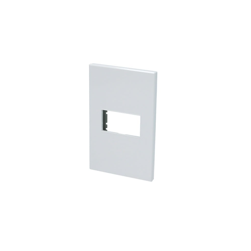 Placa 1 módulo color blanco 1/3 Surtek. - FERRETERÍA WITZI