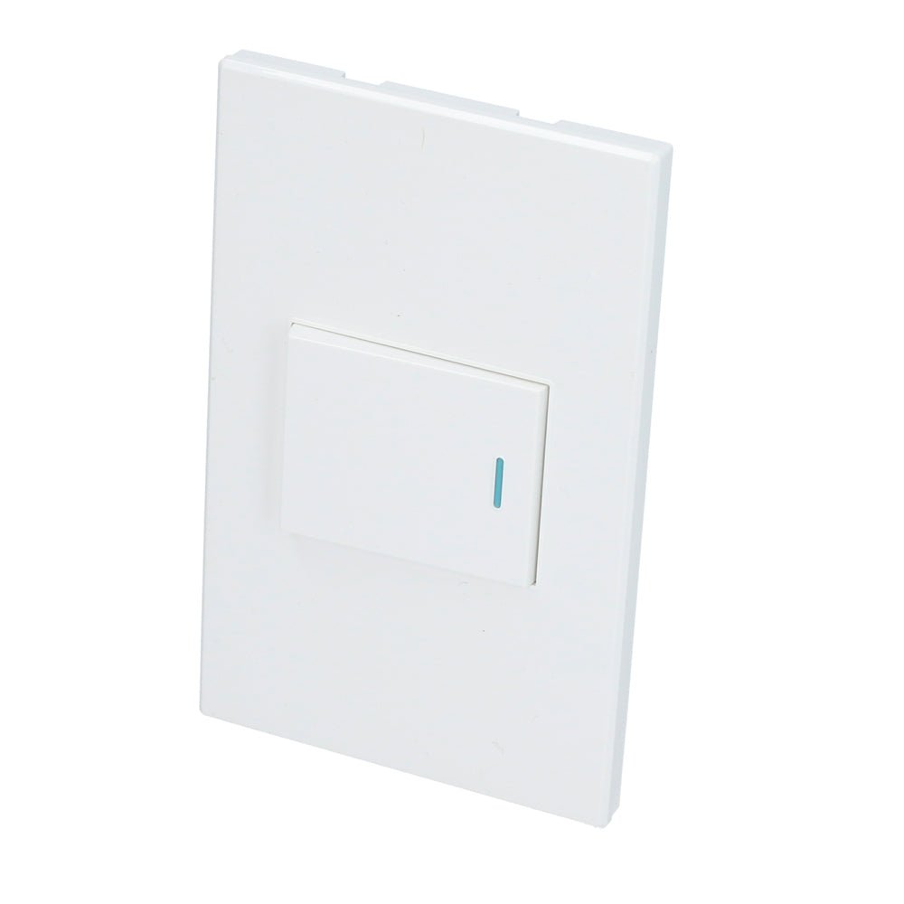 Placa con 1 apagador blanco 1/2 Surtek. - FERRETERÍA WITZI
