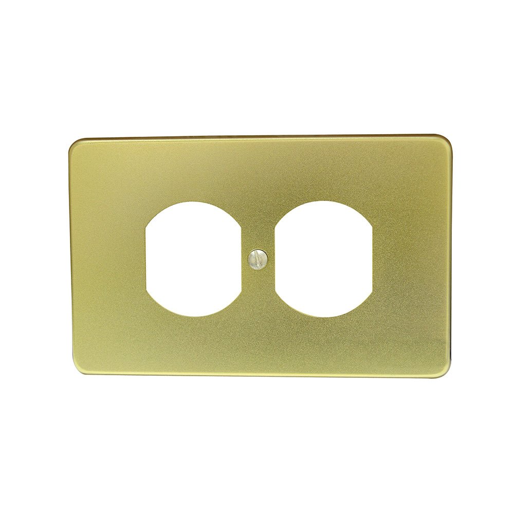 Placa de aluminio para contacto dúplex Surtek - FERRETERÍA WITZI