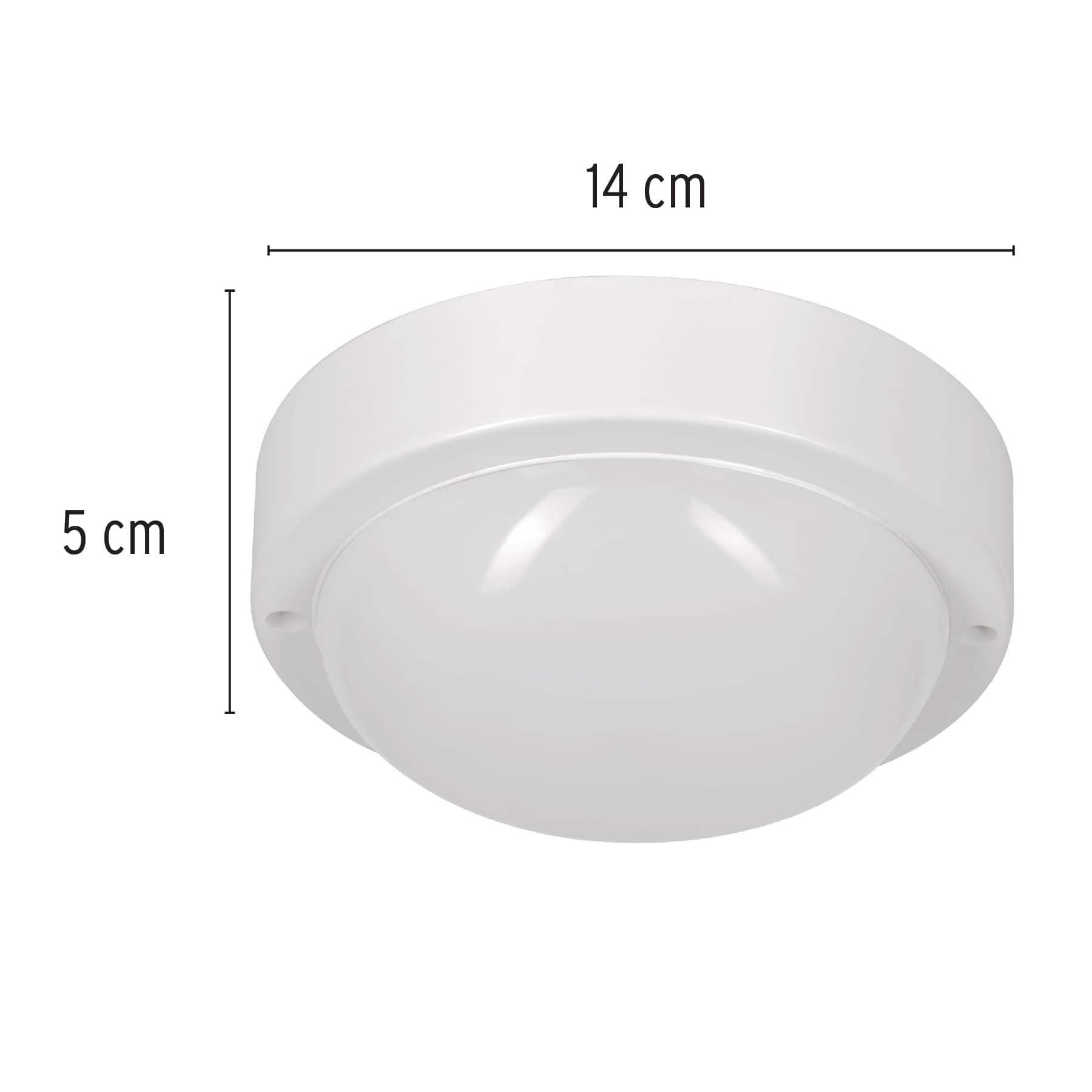 Plafón Redondo,10W, 6500K, IP54, Led Volteck - FERRETERÍA WITZI