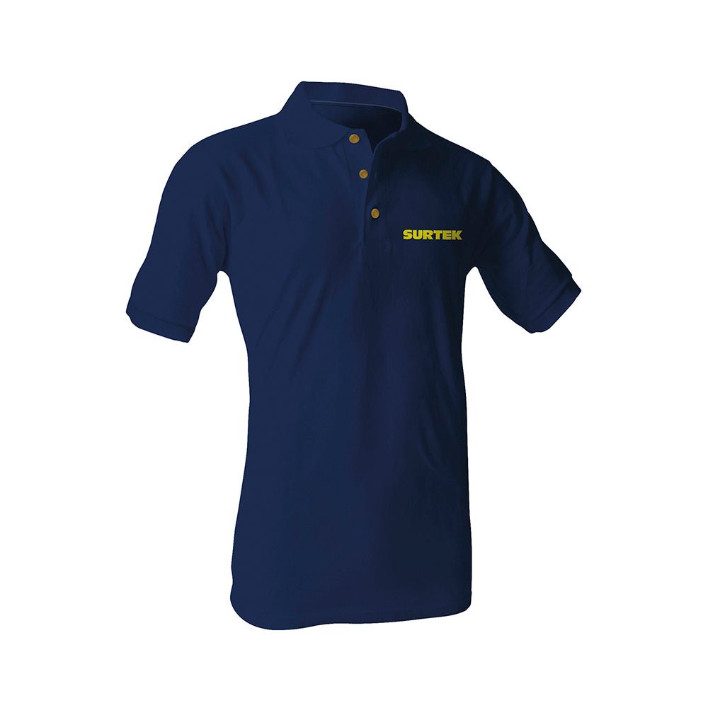 Playera tipo polo para caballero color azul talla CH Surtek. - FERRETERÍA WITZI
