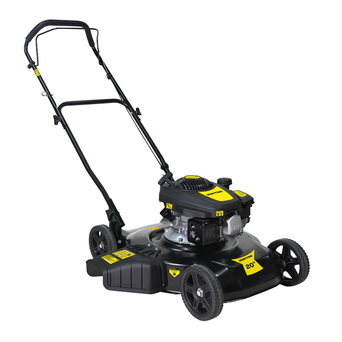 Podadora a gasolina de 5 HP, 150 cc. Capacidad de corte: 20" con sistema de descarga lateral Surtek - FERRETERÍA WITZI