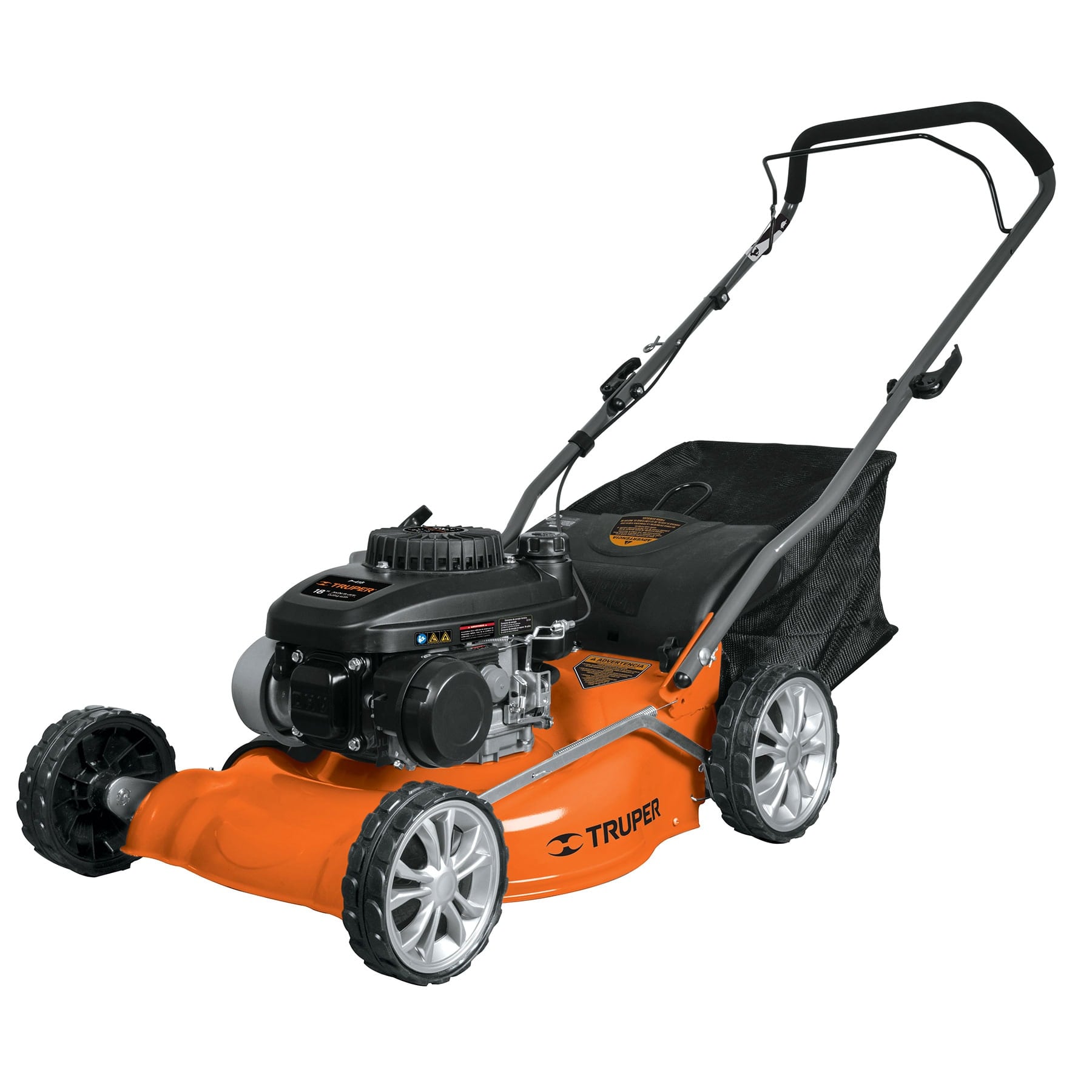 Podadora con motor a gasolina, 4HP, de 18", Truper. - FERRETERÍA WITZI