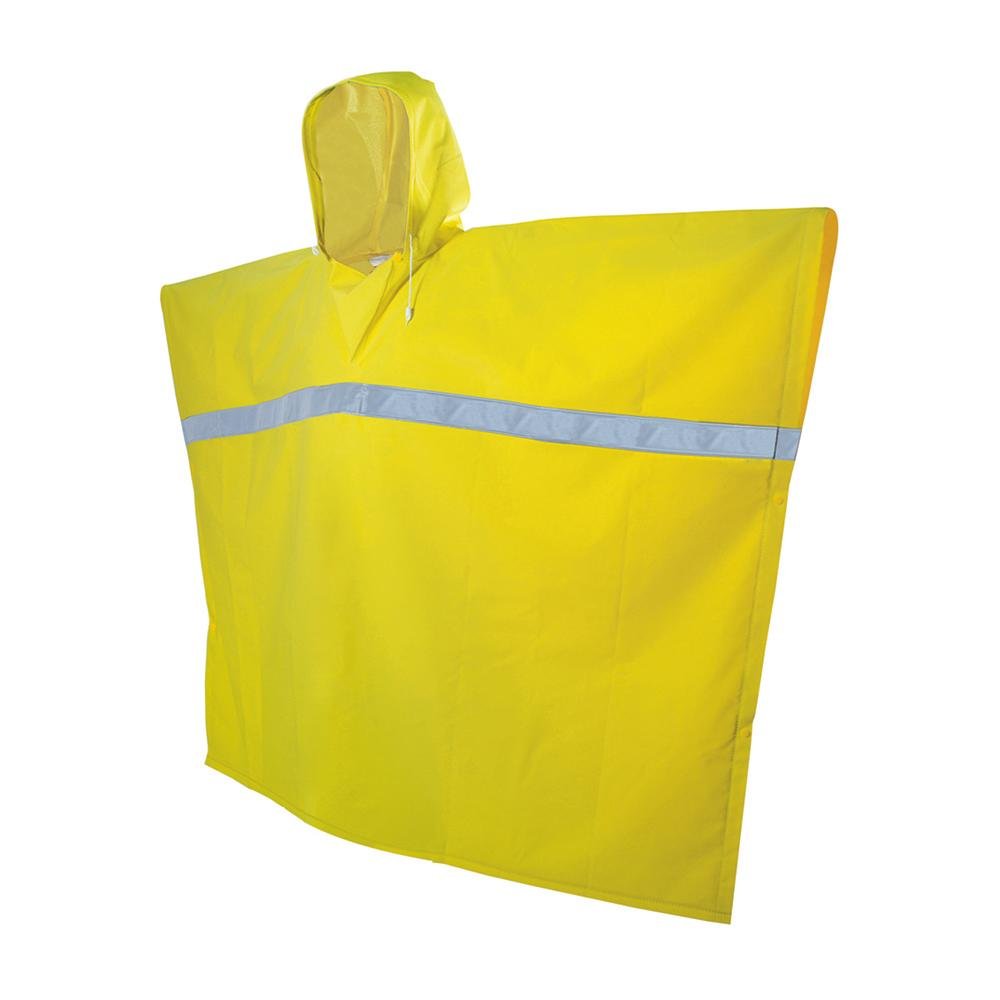 Poncho Impermeable Con Reflejante Color Amarillo Surtek. - FERRETERÍA WITZI