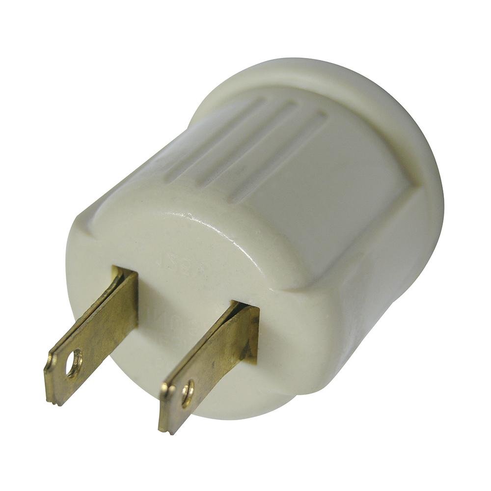 Portalámpara Con Clavija Marfil 127V, Surtek - FERRETERÍA WITZI