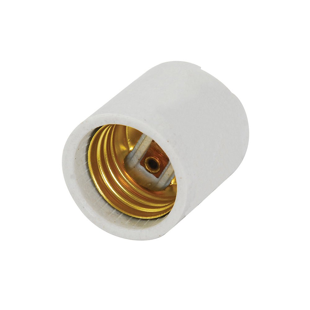 Portalámpara sencilla de porcelana 3.5 cm Surtek - FERRETERÍA WITZI
