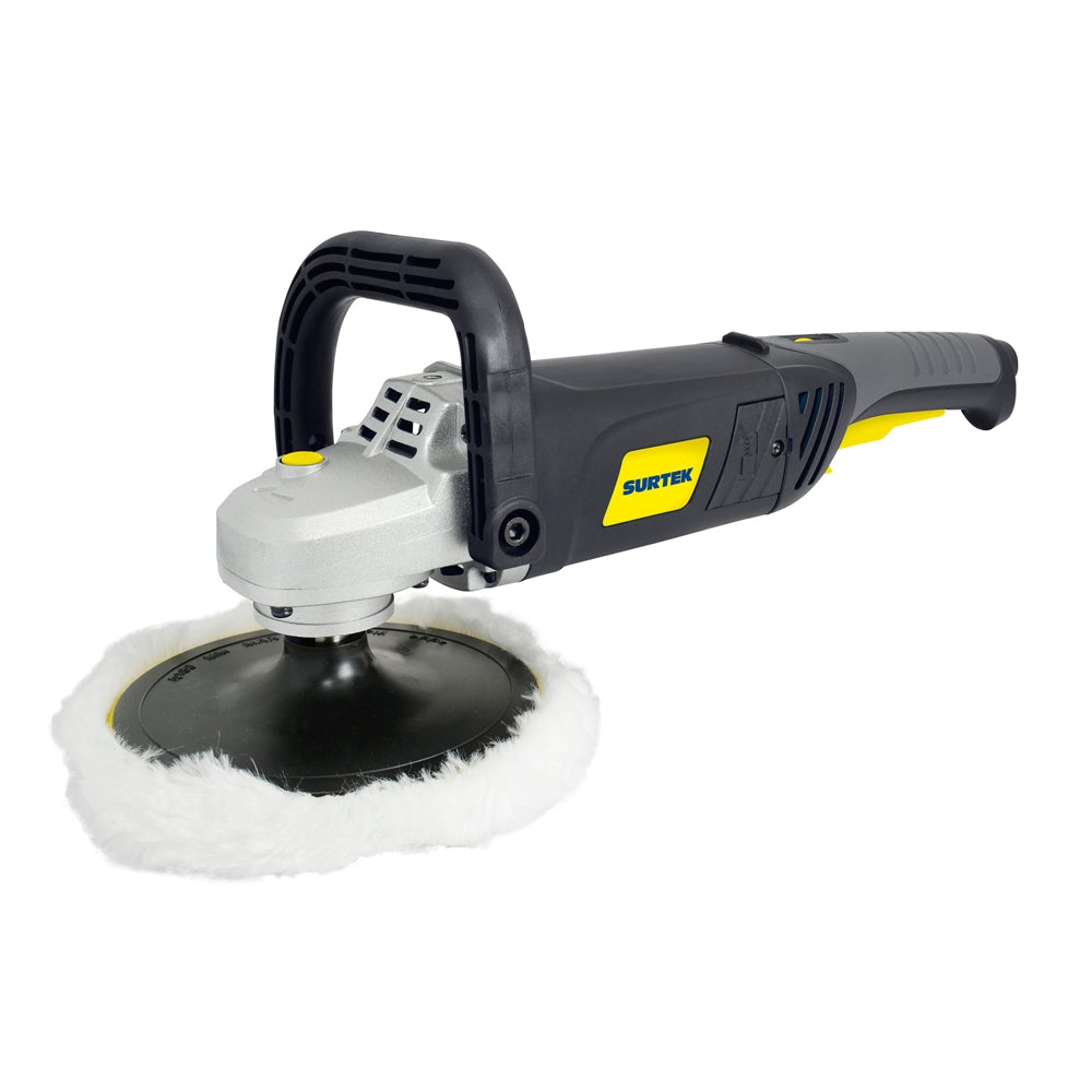 Pulidora angular 1200 Watts plato 7" 120V 0-3,000 RPM Surtek - FERRETERÍA WITZI