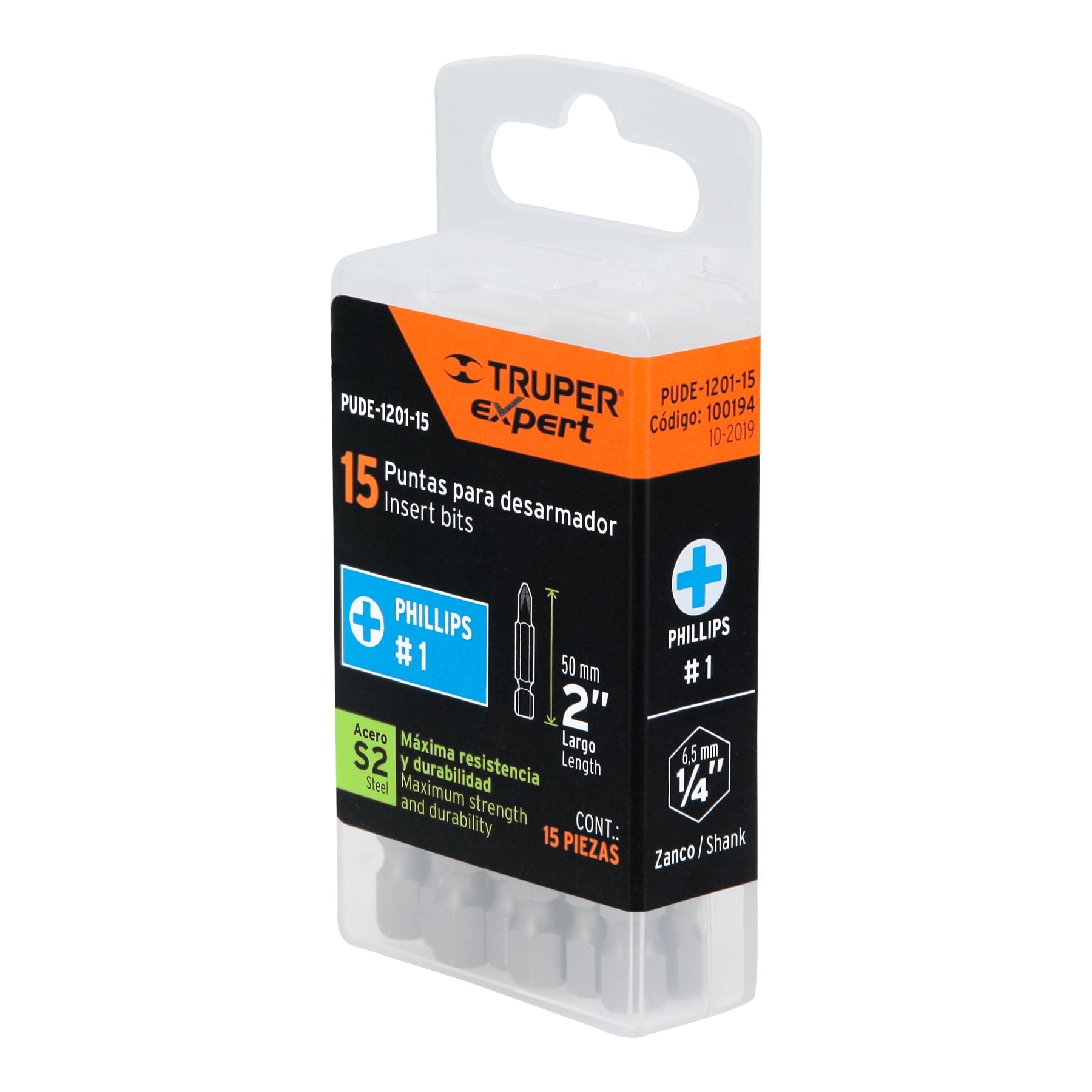 Puntas Phillips #1, 2", Truper - FERRETERÍA WITZI