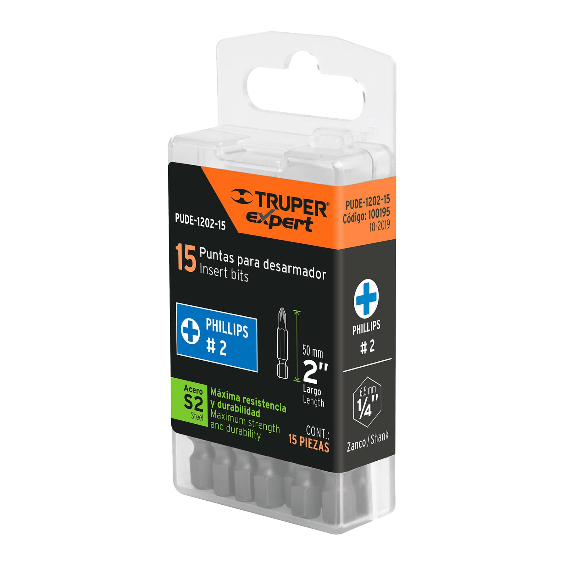 Puntas Phillips #2, 2", Truper - FERRETERÍA WITZI