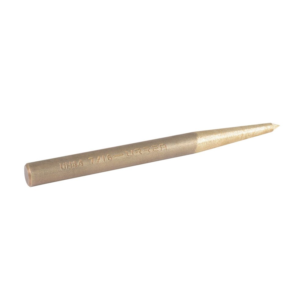 Punto para marcar de bronce-aluminio antichispa de 50°, 1/2" Urrea. - FERRETERÍA WITZI