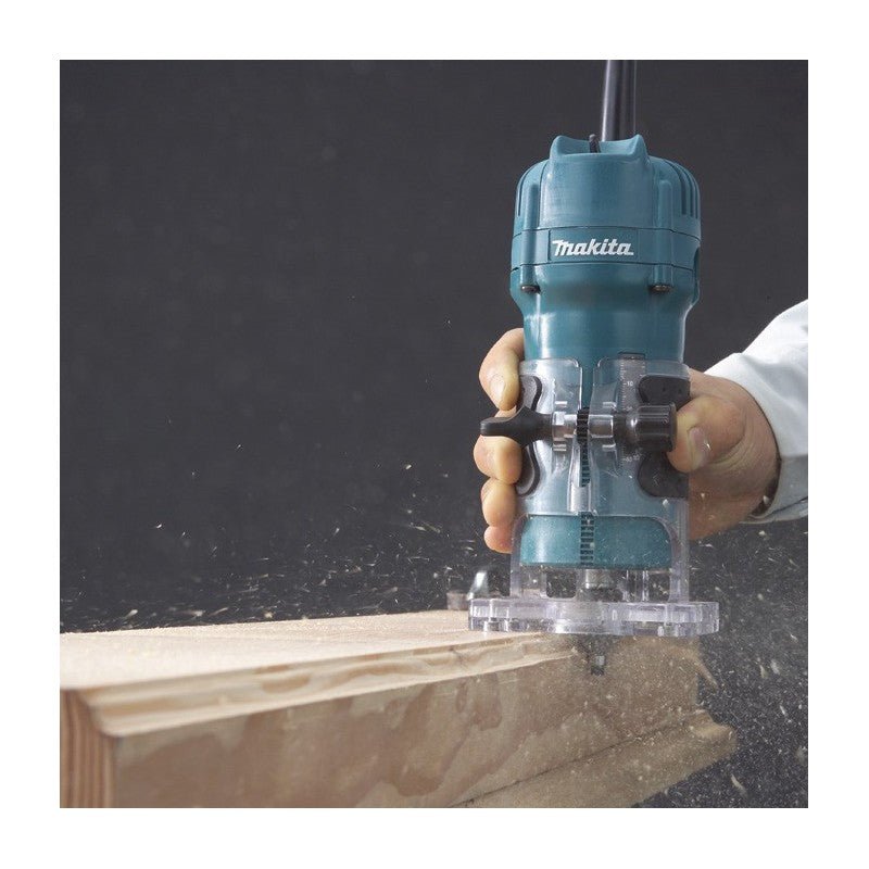 Rebajadora 6mm 1/4" 30,000 rpm, 560W, Makita - FERRETERÍA WITZI