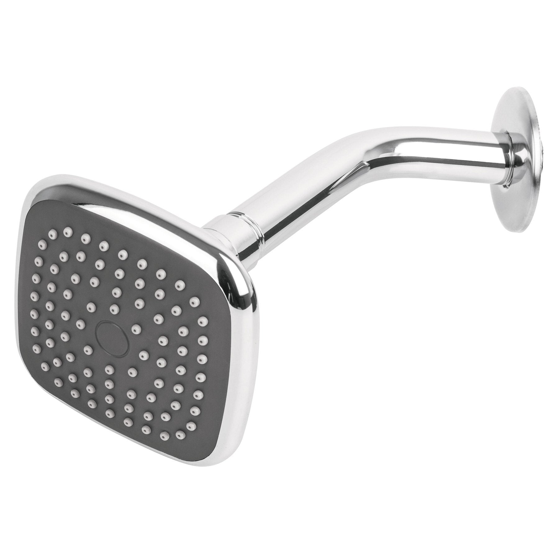 Regadera Cuadrada, Abs, 3-3/4", Con Brazo, Básico Foset - FERRETERÍA WITZI