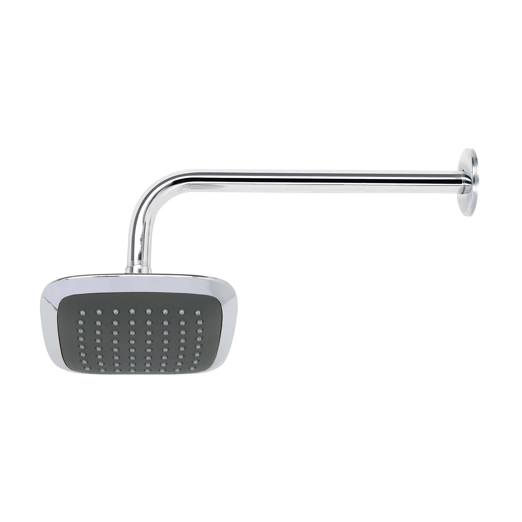 Regadera Cuadrada , Plástica, 6", Con Brazo , Aero Foset - FERRETERÍA WITZI