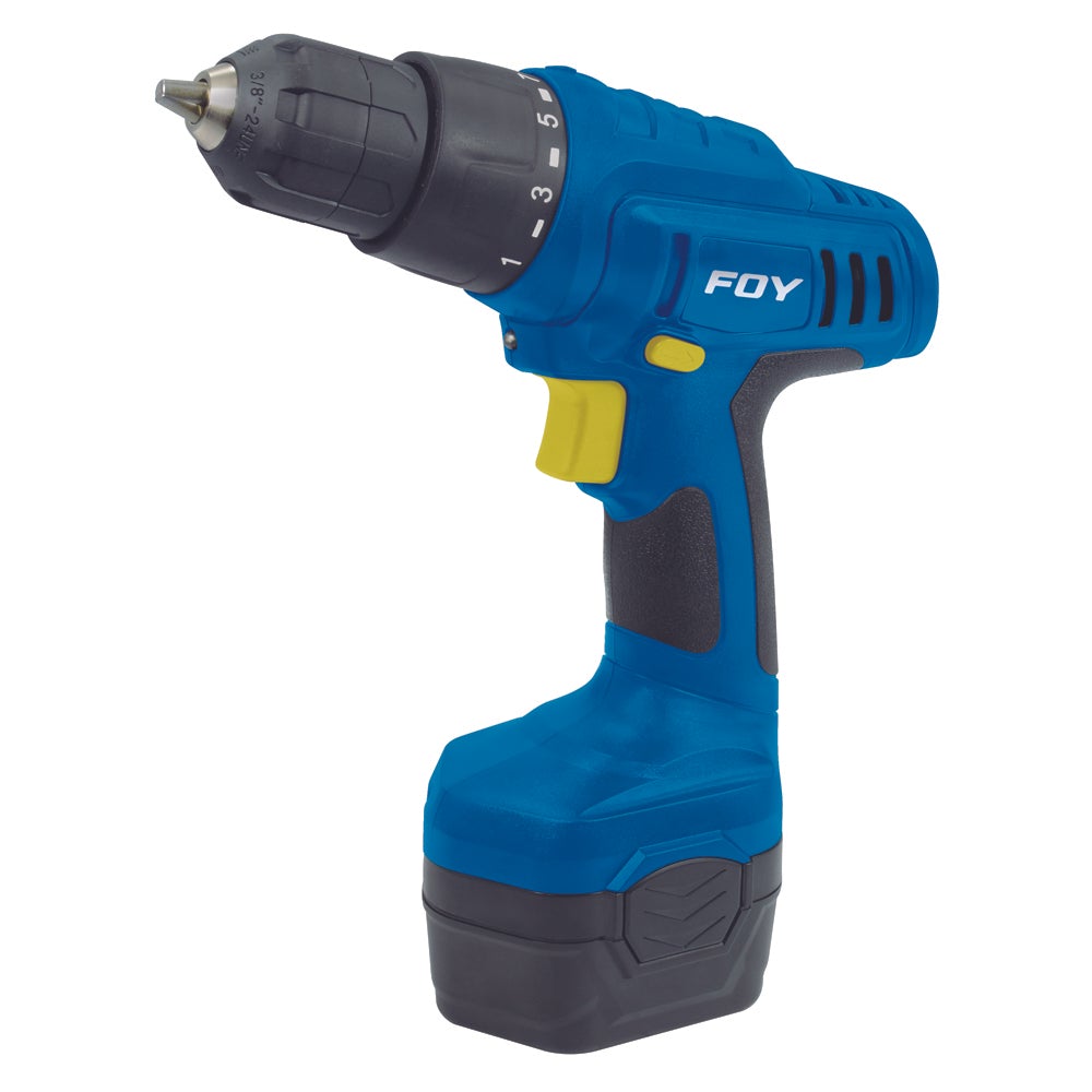 Rotomartillo a batería de 9,6 V, broquero de 3/8" Foy - FERRETERÍA WITZI