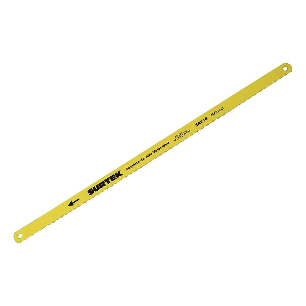 Segueta De Acero Alta Velocidad, 12" 18dpp, Surtek - FERRETERÍA WITZI