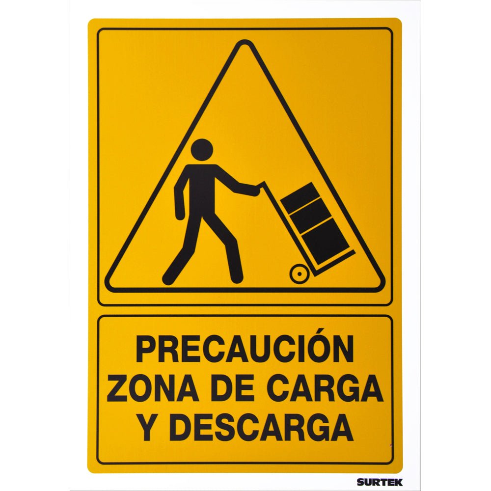Señalamientos precautorios, varios modelos, Surtek. - FERRETERÍA WITZI