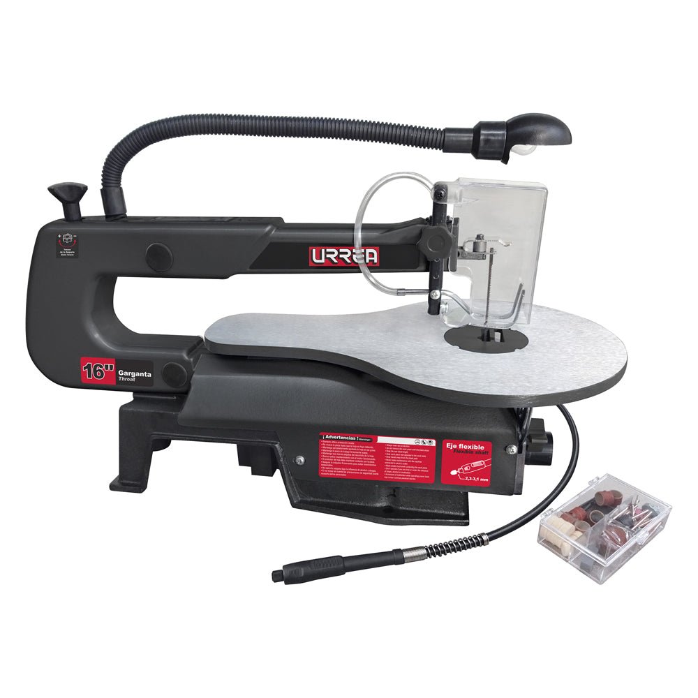 Sierra caladora de banco 16" 90 W 120 V Urrea - FERRETERÍA WITZI