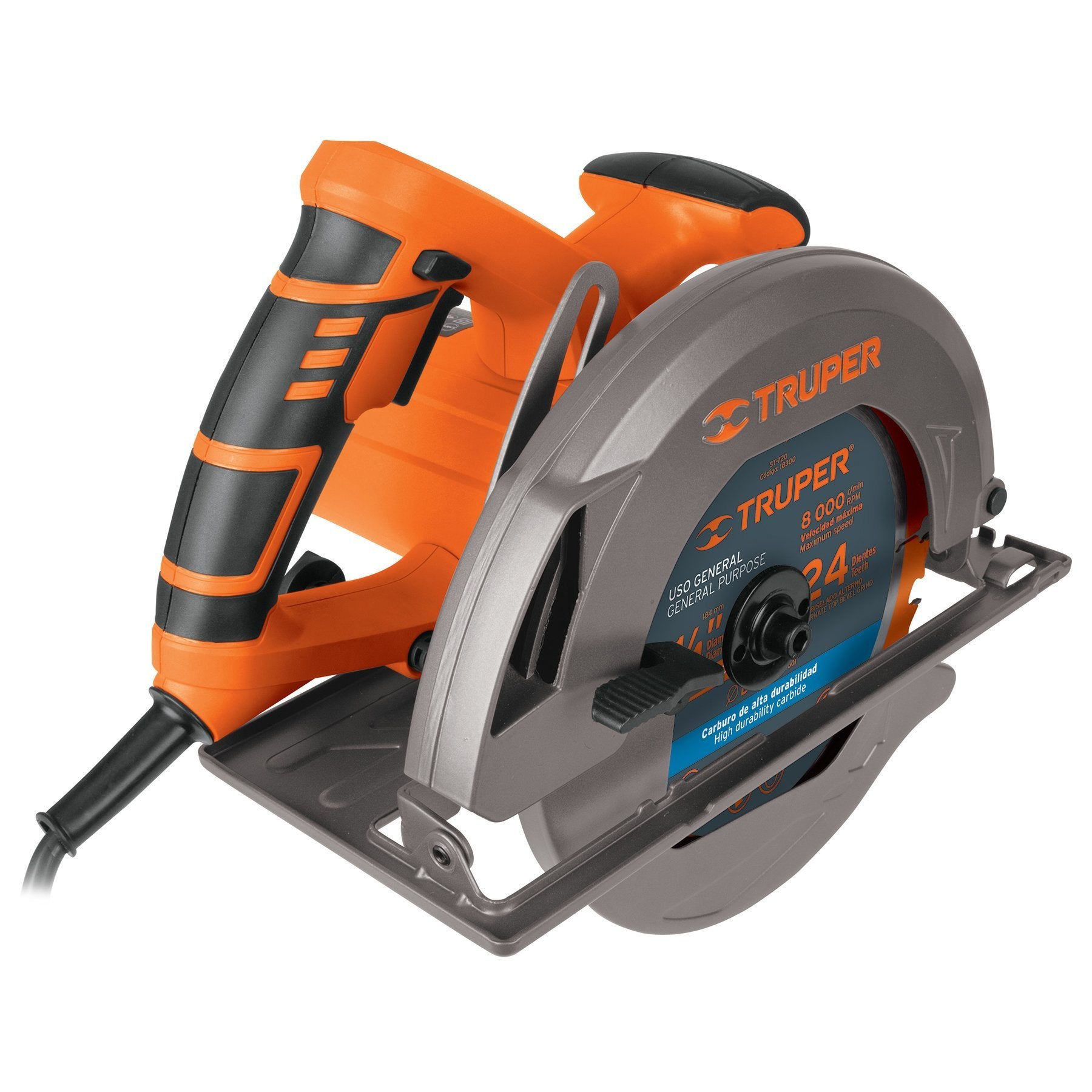 Sierra Circular Profesional 7 1/4, 1500w Truper - FERRETERÍA WITZI