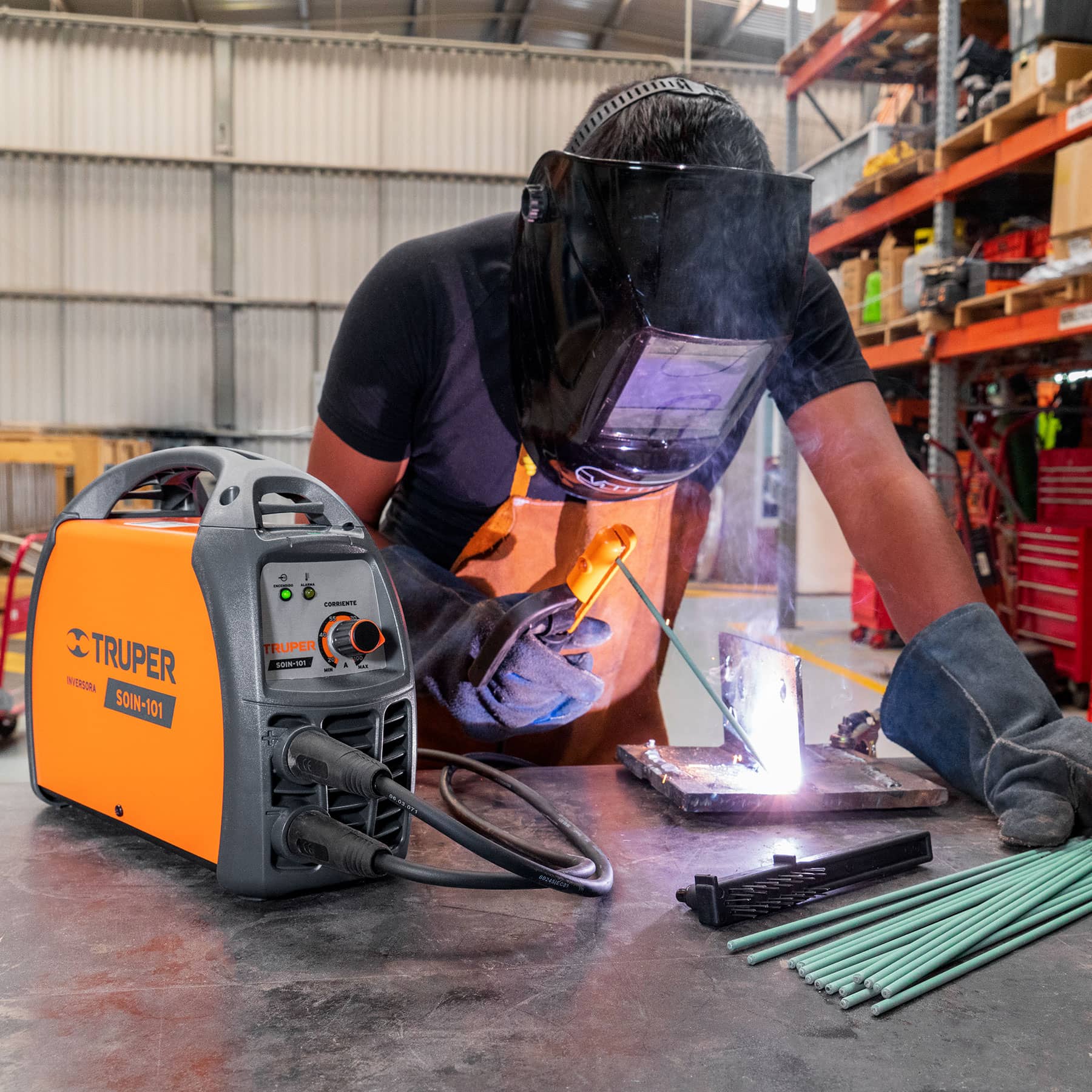 Soldadora inversora 100 A, 127 V, Truper - FERRETERÍA WITZI