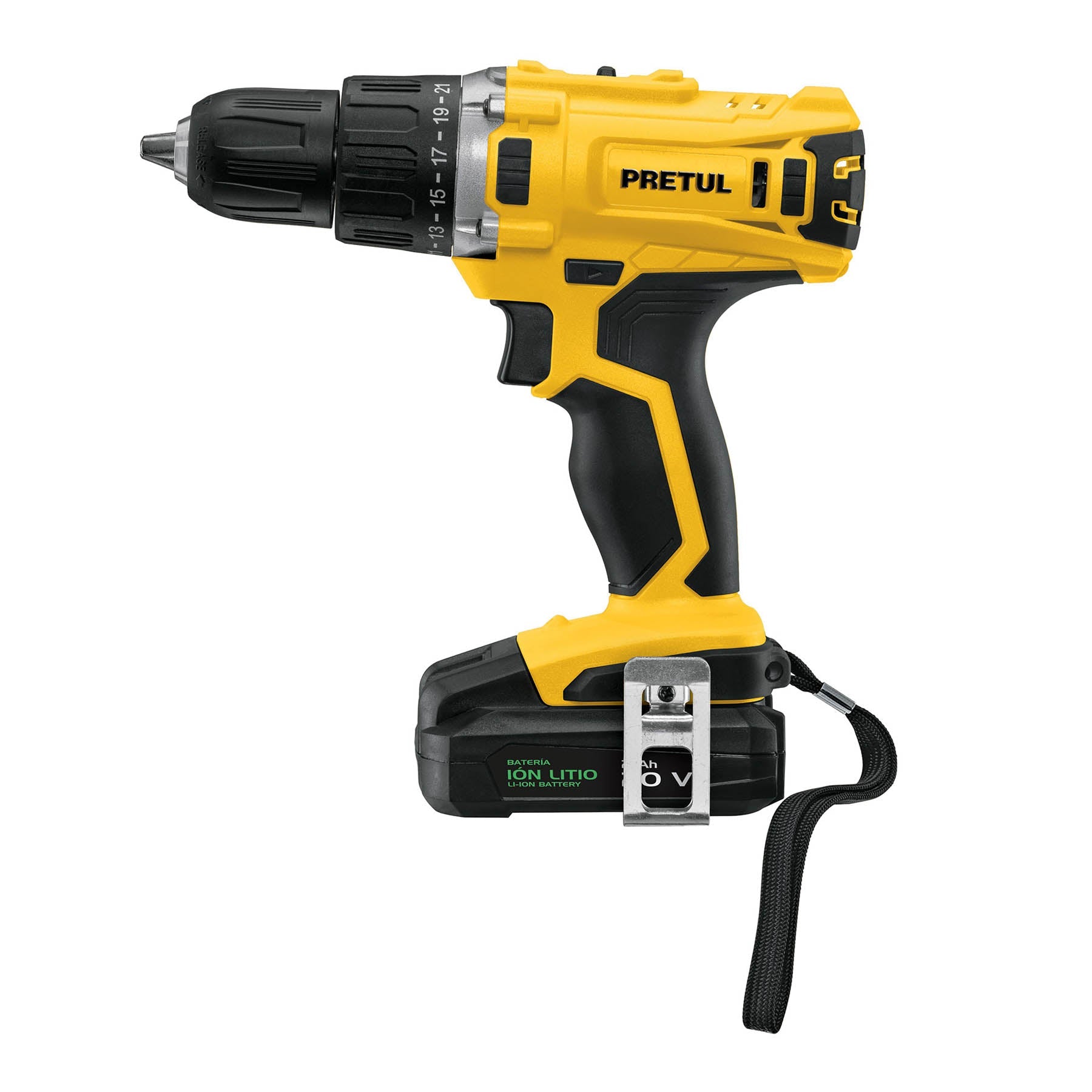 Taladro inalámbrico 1/2" 20 V, Pretul - FERRETERÍA WITZI