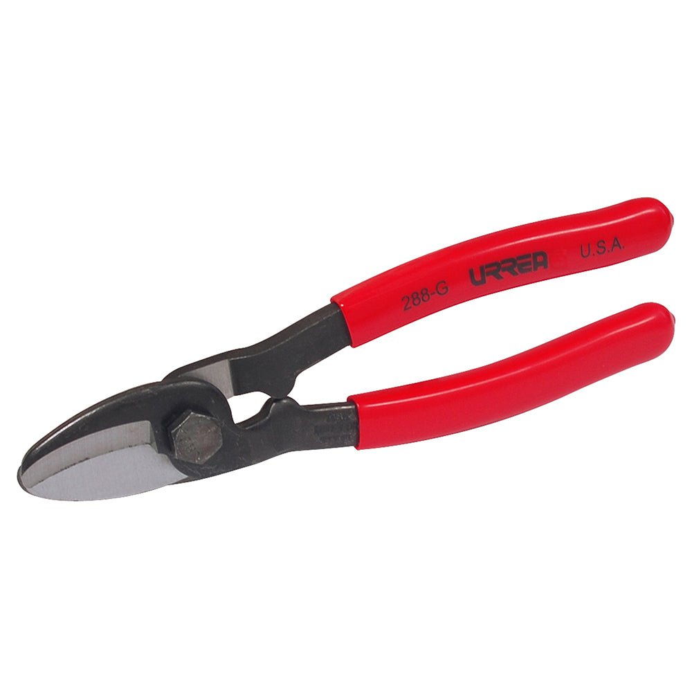 Tijera con mango rubber grip cortacable cobre AWG 2/0, 7-1/2" Urrea - FERRETERÍA WITZI