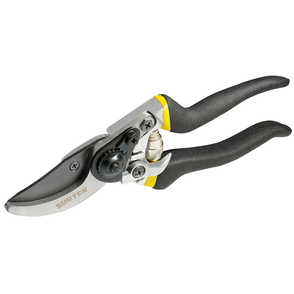 Tijera para jardinería cuerpo de aluminio de paso 8" Surtek. - FERRETERÍA WITZI