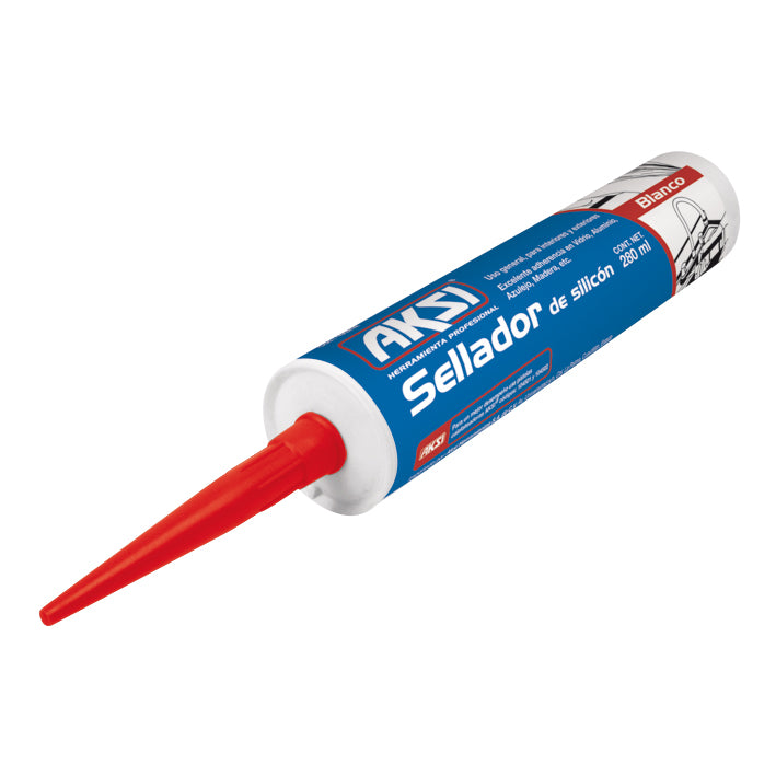 SELLADOR D/SILICON AUTOMOTRIZ  NEGRO AKSI