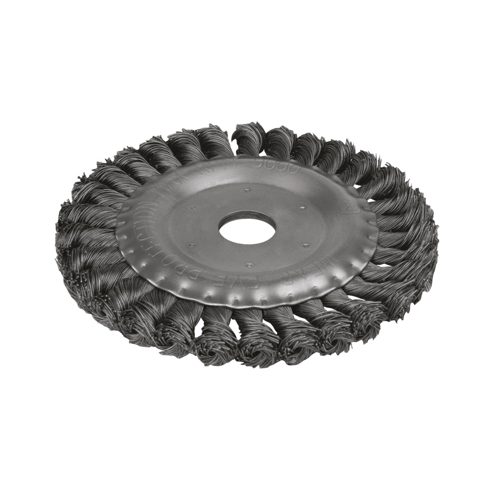 Carda para esmeril 6" x 3/4" , trenzado grueso