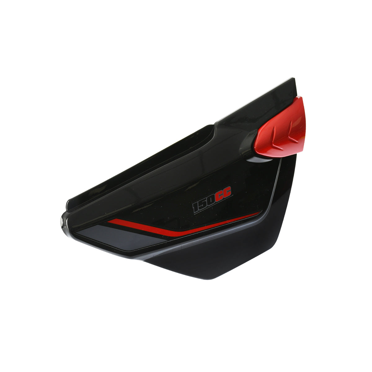 CUBIERTA LATERAL DERECHO NEGRO ROJO