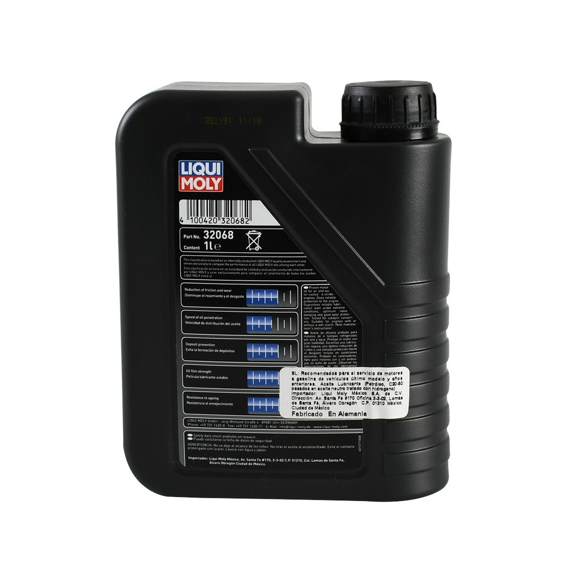 ACEITE LIQUI MOLY-ITK 4T 20W-50 CJ 18L