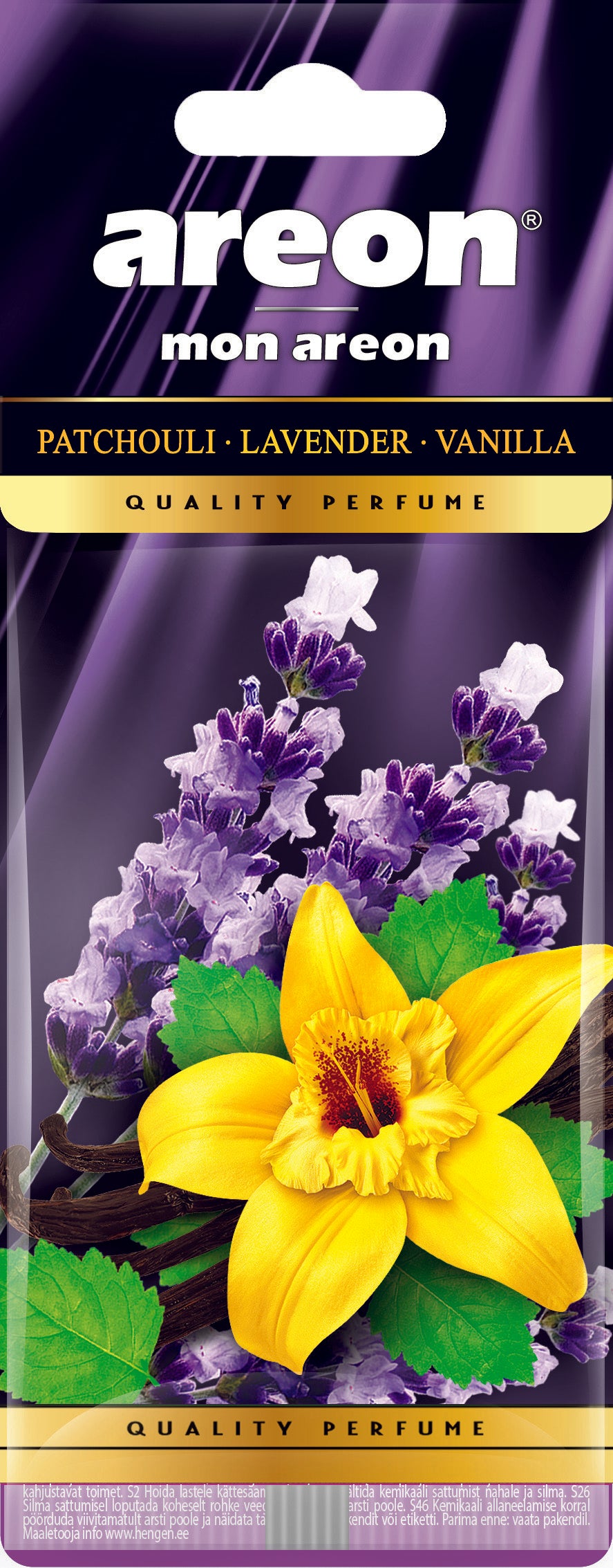 AROMATIZANTE MON AREON PATCHOULI LAVENDER AKSI