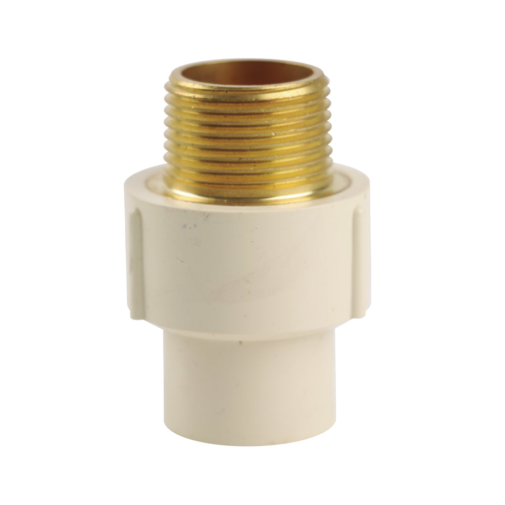 CPVC - Adaptador macho con inserto de laton 3/4"