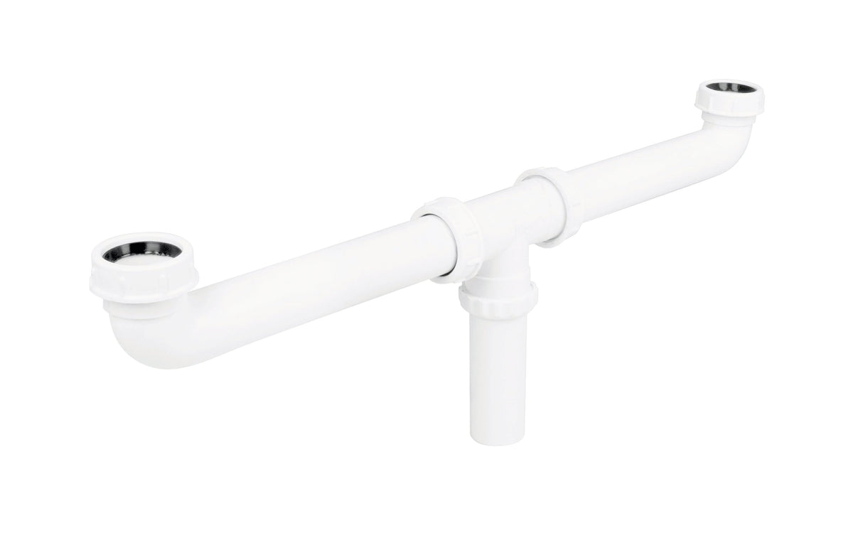 Céspol Doble sin Contracanasta plástica para Fregadero 1 1/2"