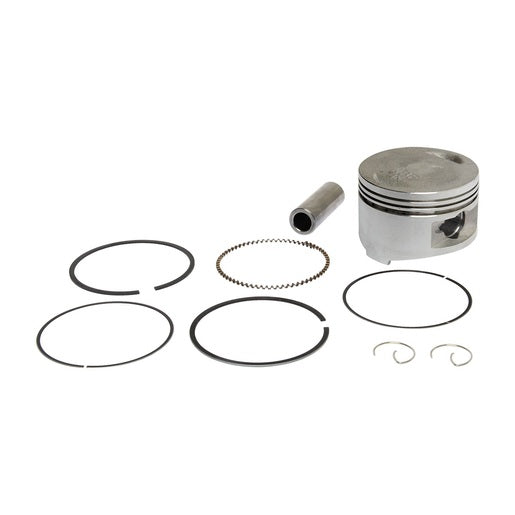 JUEGO PISTON GY6150-STD - DS150, DS150 NARANJA, DS150 NEGRO, GS150, GS150 LED, GS150 LED ELITE, TRN150, W150, WS150, WS150 NF, WS150 SPORT, X150, XS150, XS150 NEGRO, XW150, MODENA 150, DS150G, X150D, VITALIA150, BIT 150II, D150, D150LT