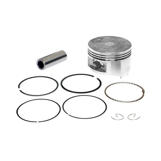 JUEGO PISTON GY6150-0.50 - DS150, DS150 NARANJA, DS150 NEGRO, GS150, GS150 LED, GS150 LED ELITE, TRN150, W150, WS150, WS150 NF, WS150 SPORT, X150, XS150, XS150 NEGRO, XW150, MODENA 150, DS150G, X150D, VITALIA150, BIT 150II, D150, D150LT