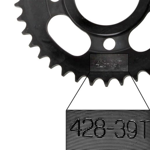 ENGRANE TRACCION FINAL 39T - DT150 SPORT, FT 150 GT GRAFITO, FT150 GTI, FT150GT, FT150GTS, FIERA150, FT180 TS, FT150GTSIII, DT150S, FT150GTSII, FT200TS