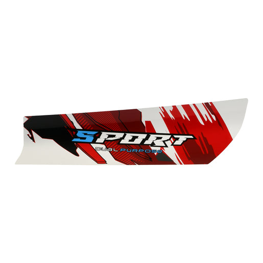 ETIQUETA CUBIERTA AMORTIGUADOR IZQ - DM150