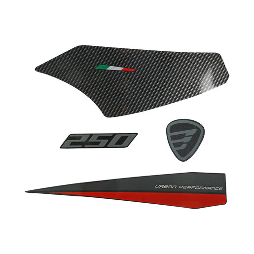 JUEGO ETIQUETAS CUBIERTA TANQUE IZQ - 250Z III