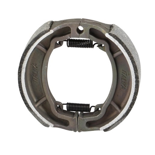 JUEGO ZAPATAS FRENO TRAS - DS125, DS150, DS150 NARANJA, DS150 NEGRO, DT125 CLASICA, DT125 SPORT, FT125, FT125 CHAKARERA, FT125 CLASICA, FT125 NEW SPORT, FT125 PLATA, FT125 RASURADA, FT125TS, FT150S, FT150TS, GS150, GS150 LED, GS150 LED ELITE, GSC175, G...